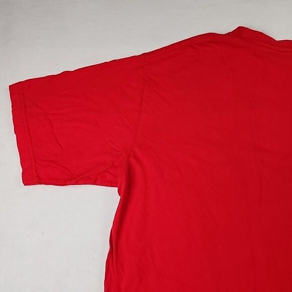 Coogi Shirt Men XXL Red Embroidered Y2K T-shirt Baggy 90’s Spell Out Streetwear - Picture 10 of 11